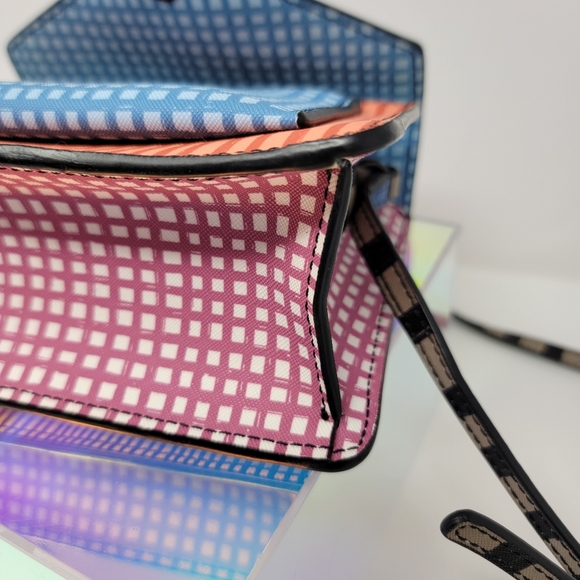 Marc by MARC JACOBS Metropoli Stripe Multicolor Coated Canvas Crossbody Bag - Picture 13 of 14